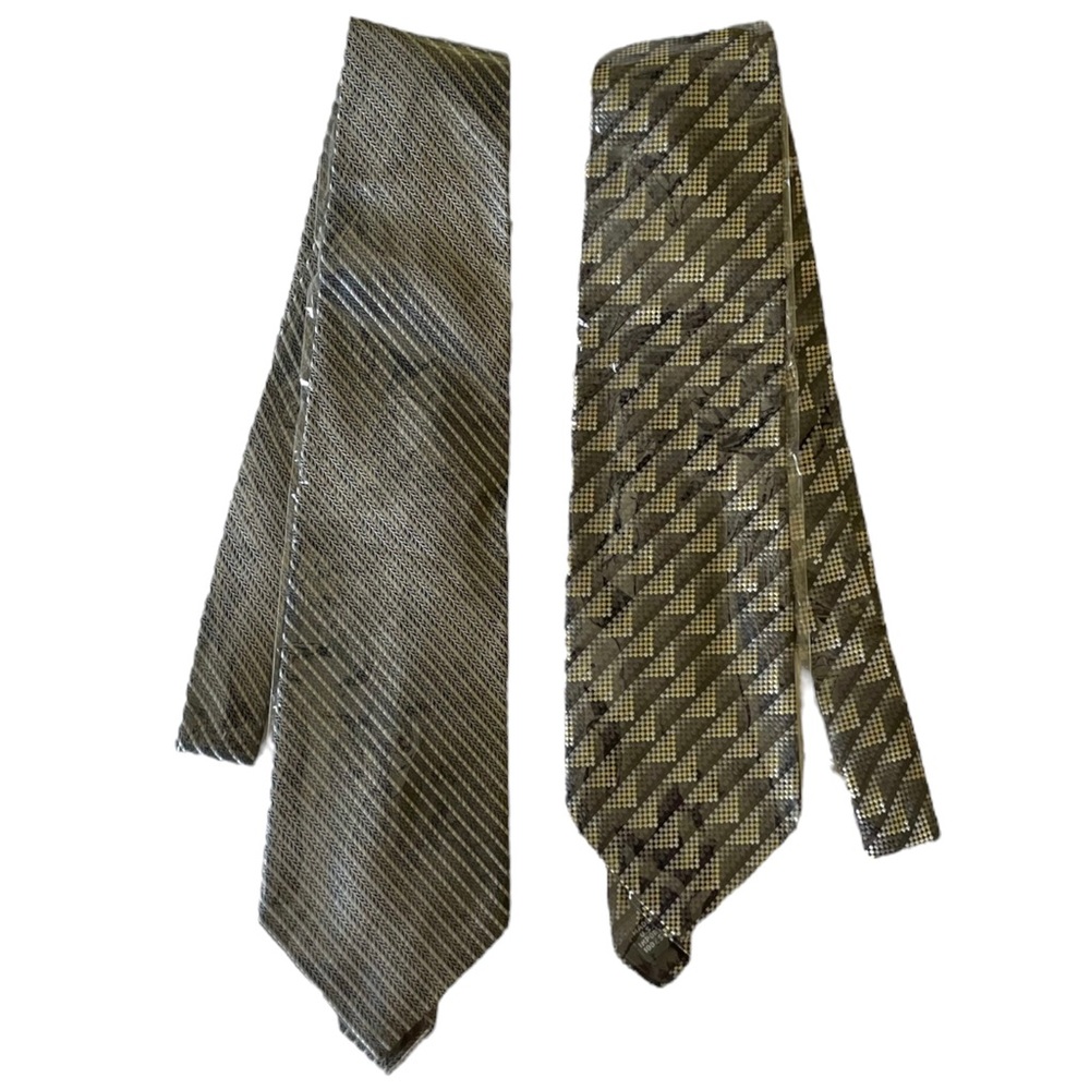 New Joseph & Feiss Geoffrey Beene Silk Ties Bundle Grey